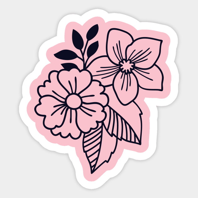 Art Flower Sticker by Design Anbay